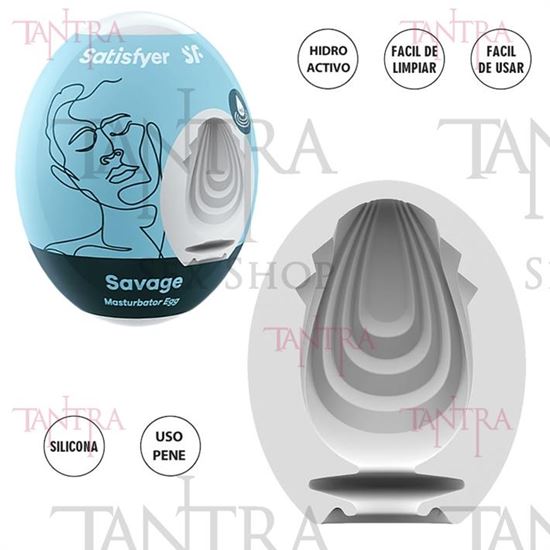 Masturbador Egg Single savage 